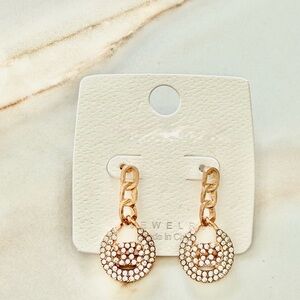 Gold and Silver Chain Earrings